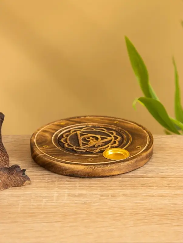Подставка под благовония "Чакра" дерево 10 см
