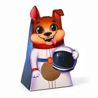 Коробка складная с окном &laquo;Космонавт&raquo;, 9 х 14 х 6 см
