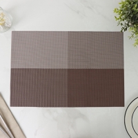 Салфетка сервировочная на стол &laquo;Настроение&raquo;, 45&times;30 см, коричневая