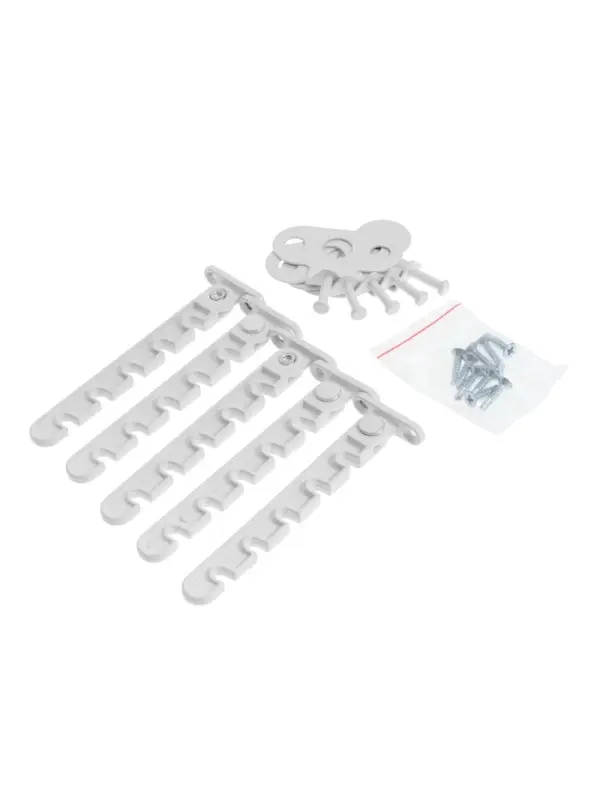 Ограничитель открывания для окна ТУНДРА, металлическая гребенка, 5-ти позиционная, 5 шт