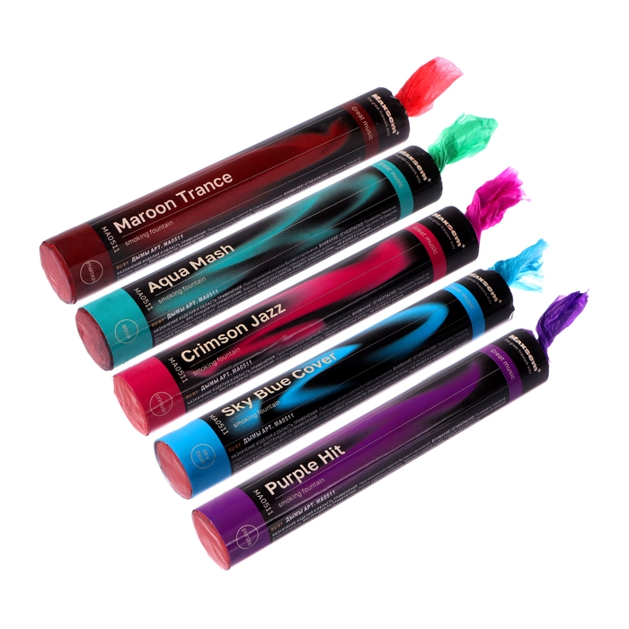 Цветной дым, заряд 0,8 дюйма, ОПТИ, 60 сек, цена за 1 шт, микс из 5 шт с ручкой Цветной дым, заряд 0,8 дюйма, ОПТИ, 60 сек, цена за 1 шт, микс из 5 шт с ручкой