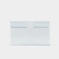 Ценникодержатель на крючок, откидной, 7&times;4 см, цвет прозрачный