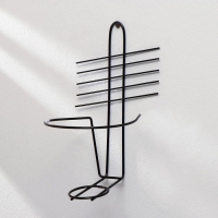 Подвес для кашпо &laquo;Парус&raquo;, d = 16 см, чёрный