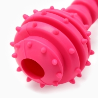 Игрушка жевательная "Чемпион", TPR, 12,5 см, розовая Игрушка жевательная "Чемпион", TPR, 12,5 см, розовая