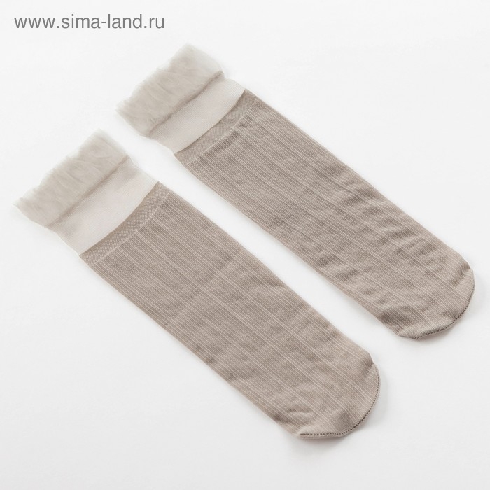 Набор стеклянных женских носков 3 пары "Итальянка", р-р 35-37 (22-25 см)