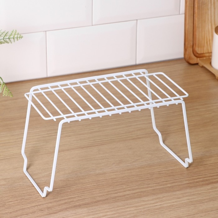 Полка универсальная Доляна, 25&times;14,3&times;14,6 см, белая