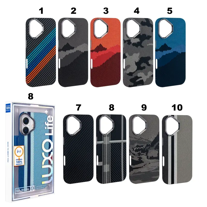 Чехол iPh 17 Luxo Carbon