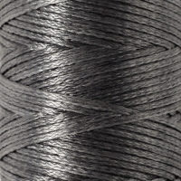 Нитки вощёные, плоские, 150D/16, 0,8 мм, 50 &plusmn; 2 м, цвет тёмно-серый