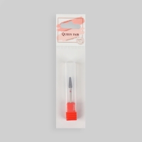 Фреза твердосплавная для маникюра &laquo;Тонкий конус&raquo;, мелкая нарезка, 4 &times; 15 мм, в пластиковом футляре