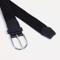 Ремень женский, ширина 3,5 см, пряжка металл, цвет чёрный