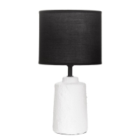 Лампа настольная "Мирана" 1х40Вт Е14 белый 18х18х34см Лампа настольная "Мирана" 1х40Вт Е14 белый 18х18х34см