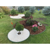 Лента бордюрная, 0.11 &times; 10 м, толщина 1 мм, пластиковая, оливковая, KANTA