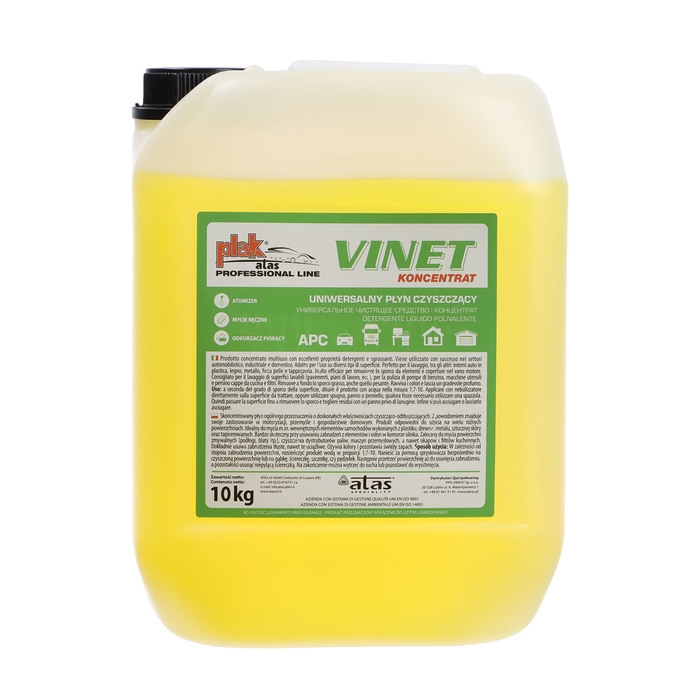 Средство для очистки салона ATAS Средство для очистки салона ATAS "VINET", универсальное, концентрат, 10 кг