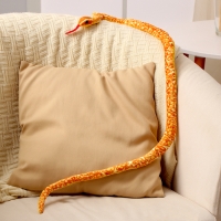 Мягкая игрушка &laquo;Змея&raquo;, 108 см, цвет оранжевый, жёлтый