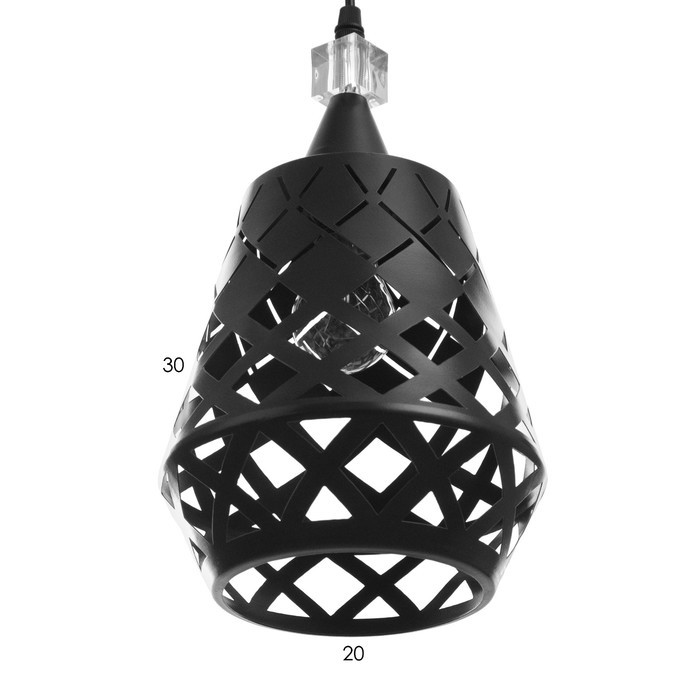 Светильник BayerLux "Ковальце" 3хЕ27 40Вт черный 33х33х35-120см