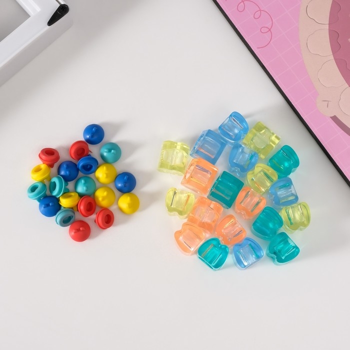 Фоторамка пластик 9х9 см "Молочные зубики" розовая 2х23х27 см