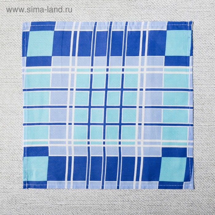 Набор мужских носовых платков Иваново 28х28см 10шт, МИКС, ситец 90 г/м, хл100