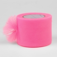 Фатин, 5 см, 11 &plusmn; 1 г/кв.м, 23 &plusmn; 1 м, цвет розовый №4