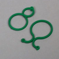 Клипсы садовые для подвязки растений, 4 &times; 3 см, в наборе 30 шт., Greengo