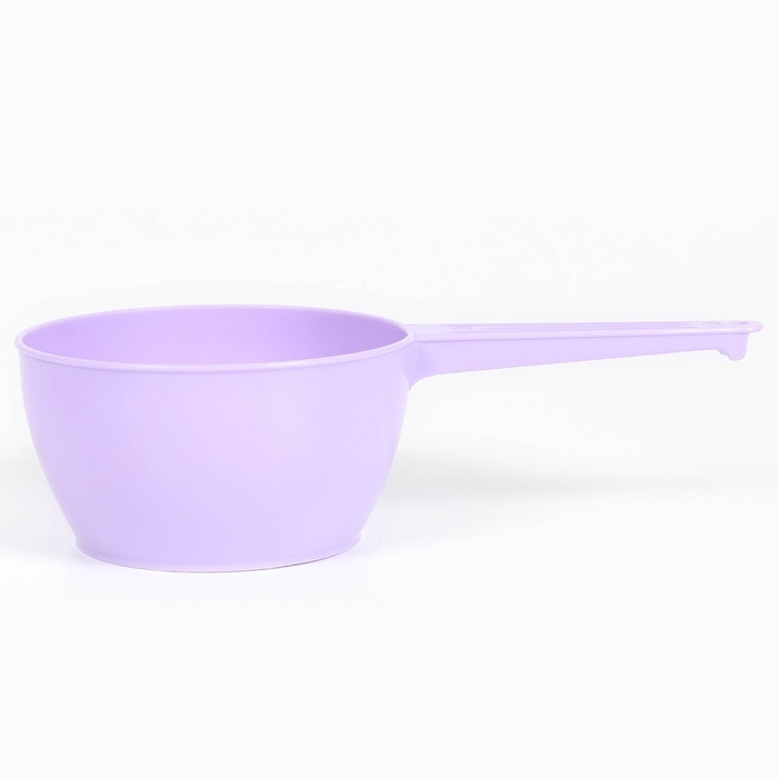 Ковш пластиковый для купания и мытья головы, детский банный ковшик, 1л., цвет лаванда Ковш пластиковый для купания и мытья головы, детский банный ковшик, 1л., цвет лаванда