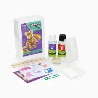 Набор для создания брелока из эпоксидной смолы "Мишка" с поталью