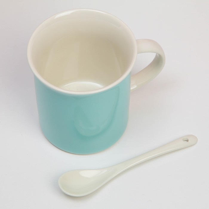 Кружка «Бабушке» с ложкой и подставкой, 300 мл Кружка «Бабушке» с ложкой и подставкой, 300 мл