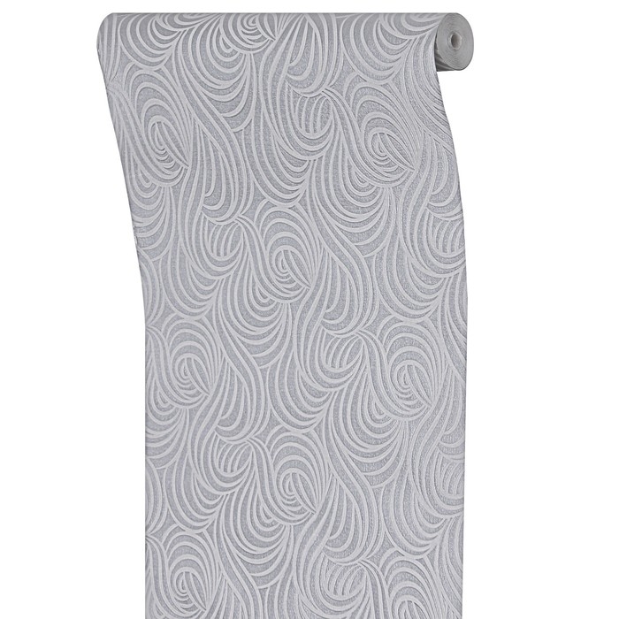 Бумажные обои Флора-2 309-017, 0,53х10,05м, ярко-серый Бумажные обои Флора-2 309-017, 0,53х10,05м, ярко-серый