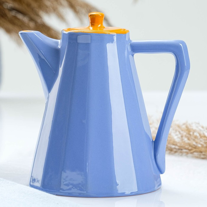 Кофейник "Ностальгия" 0,7л / 12х16см, радуга МИКС