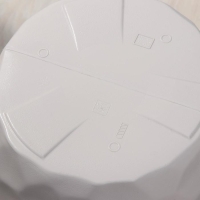 Кашпо для цветов со вставкой &laquo;Мозаика&raquo;, 19,5 л (9 л), цвет кремовый