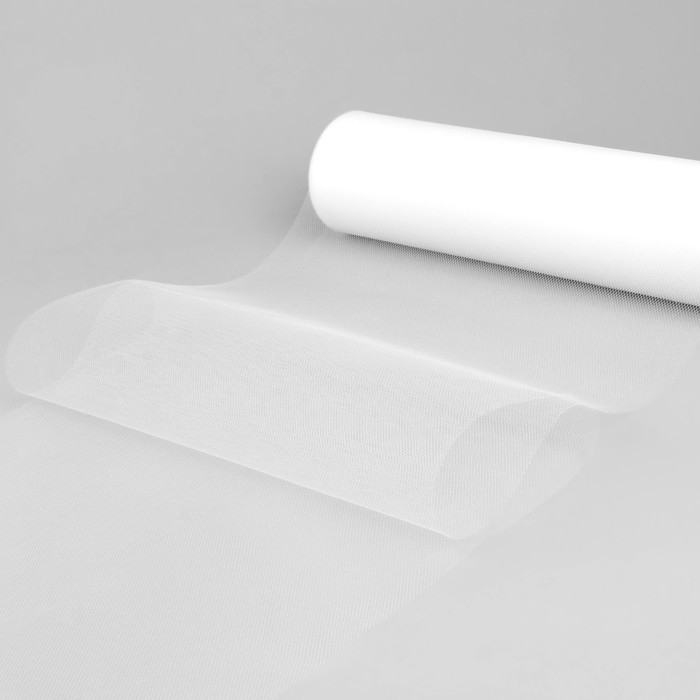 Фатин, 15 см, 11 &plusmn; 1 г/кв.м, 23 &plusmn; 1 м, цвет белый №1