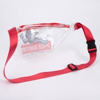Сумка поясная «Космос» прозрачная, цвет красный Сумка поясная «Космос» прозрачная, цвет красный