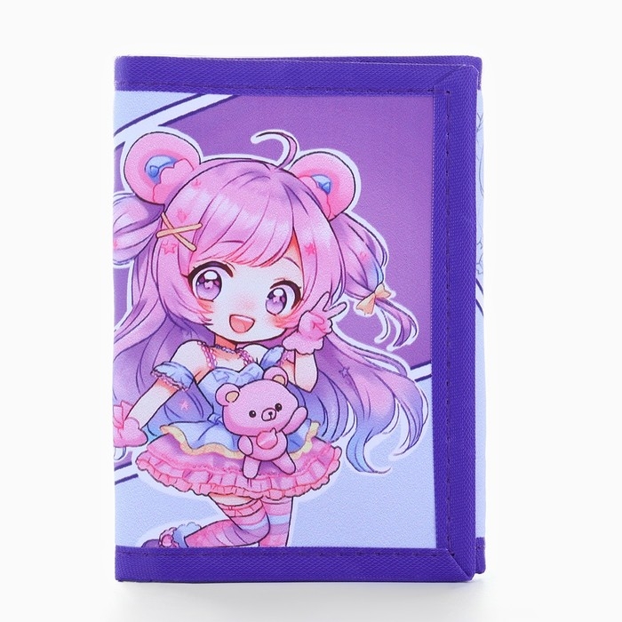 Кошелёк детский "Мир аниме" МИКС, 24*11.5 см