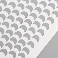 Трафарет новогодний пластиковый "Чешуя", 16х24 см