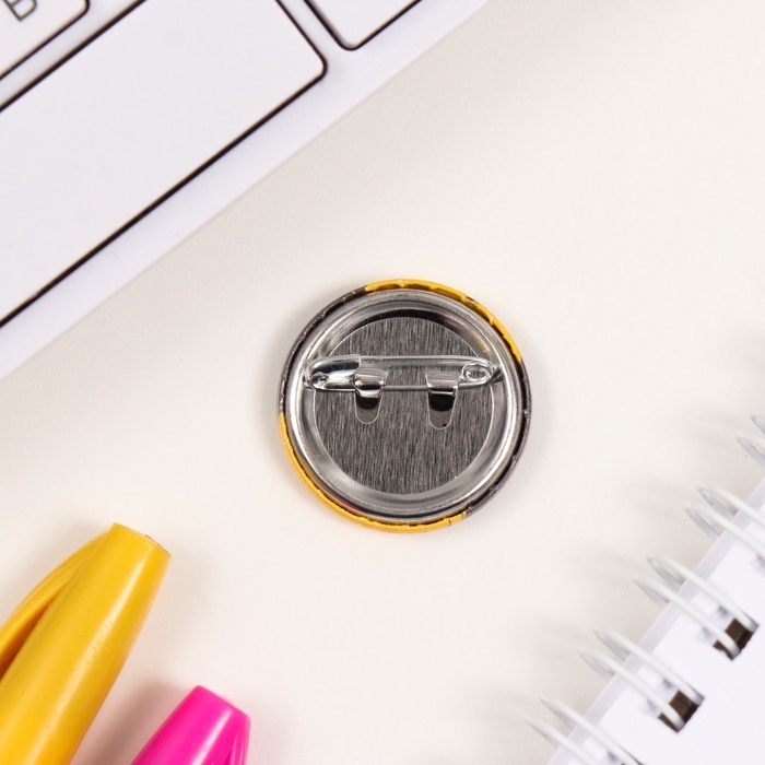 Значки закатные набор 3 шт d=25 мм "Гонки" 7х7 см