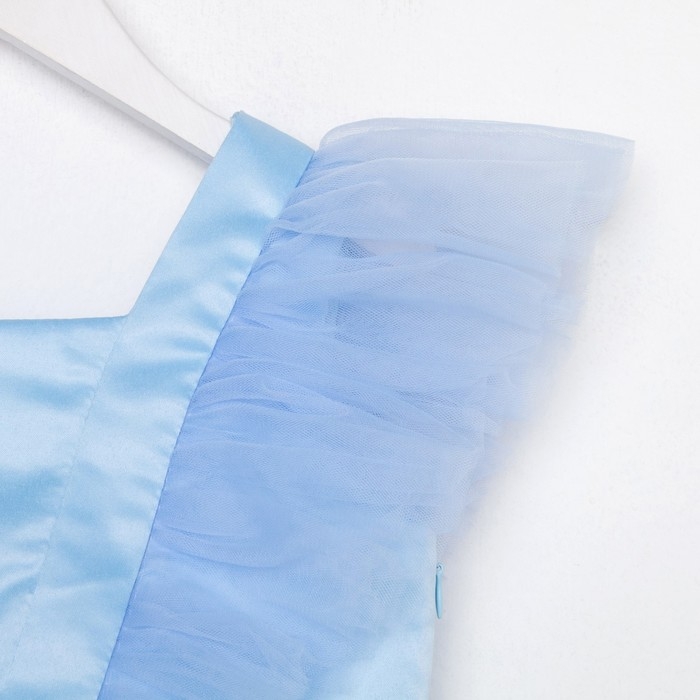 Платье нарядное детское KAFTAN, размер 28 (86-92 см), голубой Платье нарядное детское KAFTAN, размер 28 (86-92 см), голубой