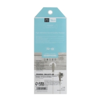 Наушники R-8, проводные, вкладыши, микрофон, 1 м, Jack 3.5 мм, белые Наушники R-8, проводные, вкладыши, микрофон, 1 м, Jack 3.5 мм, белые