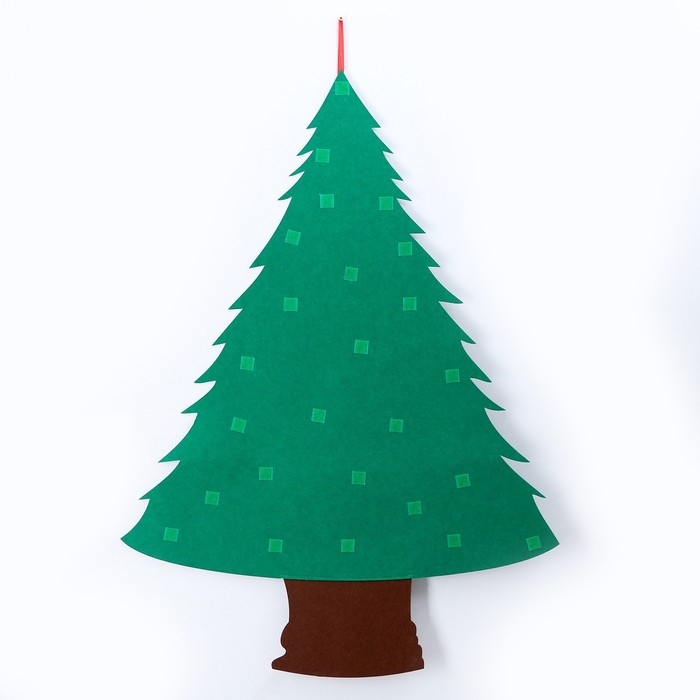 Набор для творчества &laquo;Ёлочка с золотой звездой&raquo; украшения на липучках