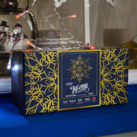 Гирлянда &laquo;Бахрома&raquo; 3 &times; 0.6 м, IP44, УМС, прозрачная нить, 160 LED, свечение красное, мерцание белым, 220 В