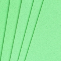 Фоамиран "Яркий салат" 2 мм (набор 5 листов) формат А4 Фоамиран "Яркий салат" 2 мм (набор 5 листов) формат А4