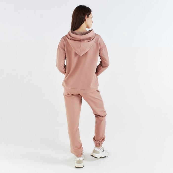 Костюм женский (худи, брюки) MINAKU: Casual Collection цвет бежевый, размер 46 Костюм женский (худи, брюки) MINAKU: Casual Collection цвет бежевый, размер 46