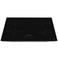 Варочная поверхность Indesit IS 41Q60 FX, индукционная, 4 конфорки, сенсор, чёрная