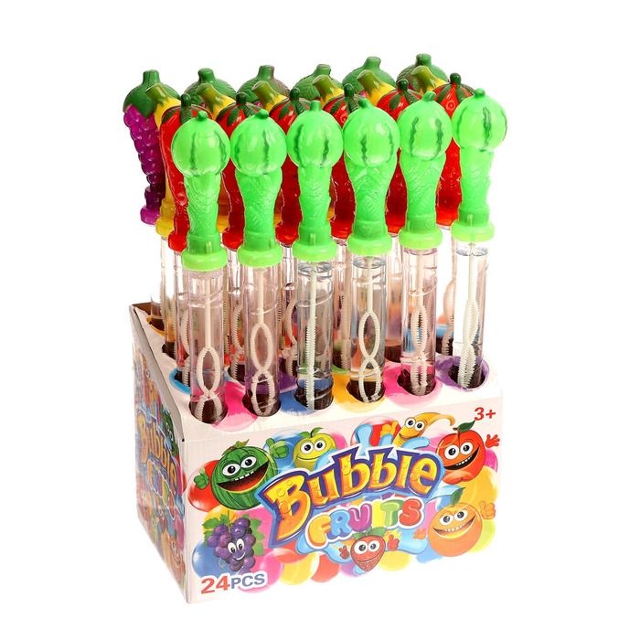 Мыльные пузыри «Фрукты», 100 мл, цвета МИКС Мыльные пузыри «Фрукты», 100 мл, цвета МИКС