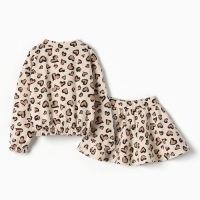 Костюм детский (свитшот и юбка) KAFTAN Leo love р.34 (122-128) Костюм детский (свитшот и юбка) KAFTAN Leo love р.34 (122-128)