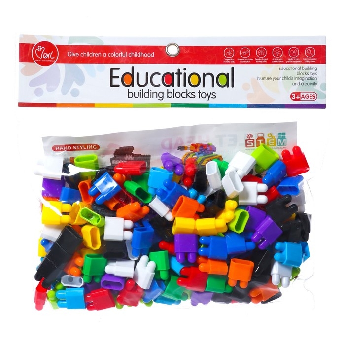 Конструктор обучающий &laquo;Мини блоки&raquo;, 160 деталей