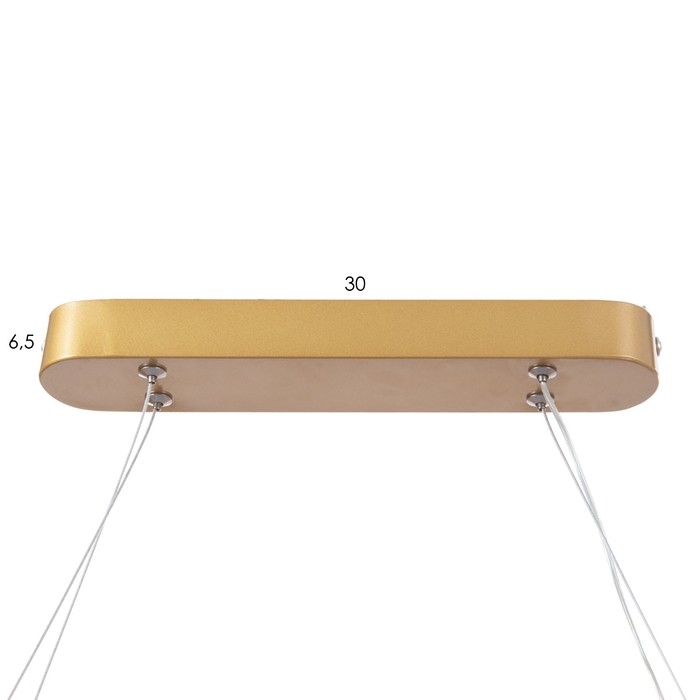 Светильник с ПДУ "Вейви" LED 32Вт 3000-6000К золото 60х100 см