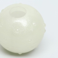 Игрушка для собак, светящаяся в темноте, "Шар с пупырками", 5,5 см Игрушка для собак, светящаяся в темноте, "Шар с пупырками", 5,5 см