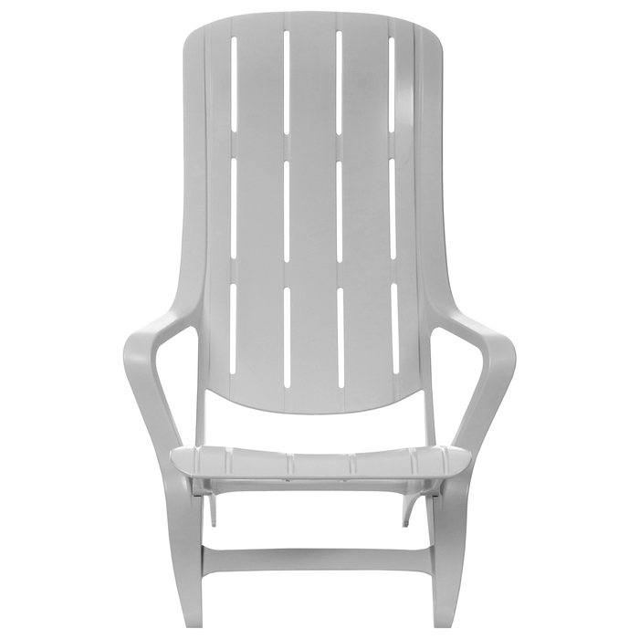 Шезлонг пластиковый, 94 х 65 х 80 см, белый