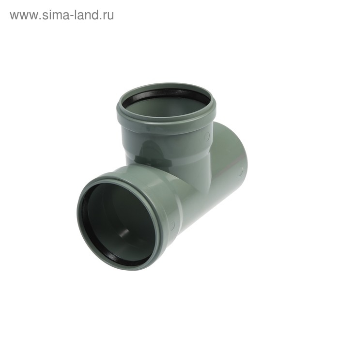 Тройник канализационный FLEXTRON, внутренний, d=110 мм, 90&deg;