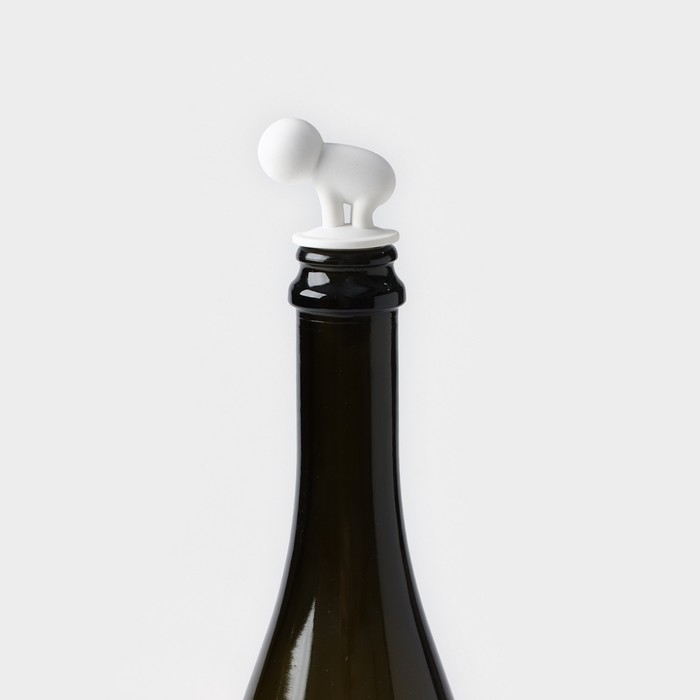 Набор насадок для бокалов &laquo;Ребятки&raquo;, в комплекте с пробкой