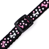 Ошейник двухслойный с фастексом "Звездные косточки", 30 х 1 см, микс цветов Ошейник двухслойный с фастексом "Звездные косточки", 30 х 1 см, микс цветов